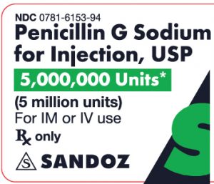 اطلاعات دارویی : پنی سیلین جی سدیم Penicillin G Sodium | کافه پزشکی