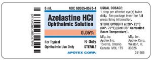 اطلاعات دارویی : آزلاستین Azelastine | کافه پزشکی