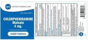 اطلاعات دارویی : کلرفنیرامین مالئات Chlorpheniramine Maleate | کافه پزشکی