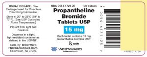 اطلاعات دارویی : پروبانتلین Propantheline | کافه پزشکی