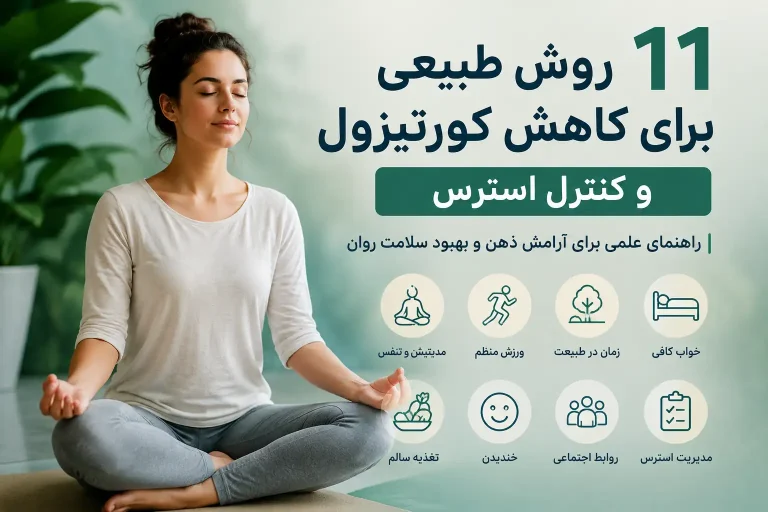 ۱۱ روش برای کاهش طبیعی سطح کورتیزول