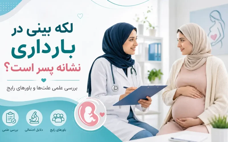 لکه بینی در بارداری نشانه پسر است؟ بررسی علمی علت‌ها و باورهای رایج