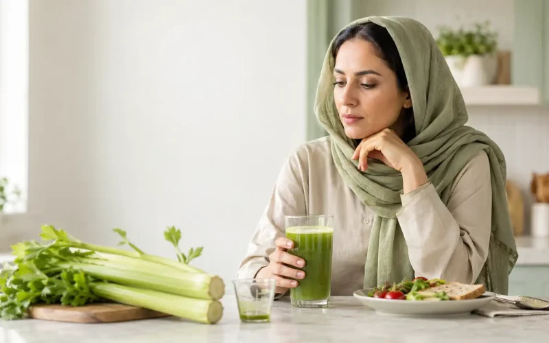 آیا خوردن آب کرفس هر روز ضرر دارد؟ بررسی فواید، عوارض و مقدار مجاز مصرف