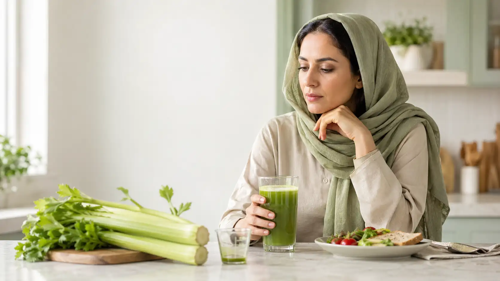 آیا خوردن آب کرفس هر روز ضرر دارد؟ بررسی فواید، عوارض و مقدار مجاز مصرف