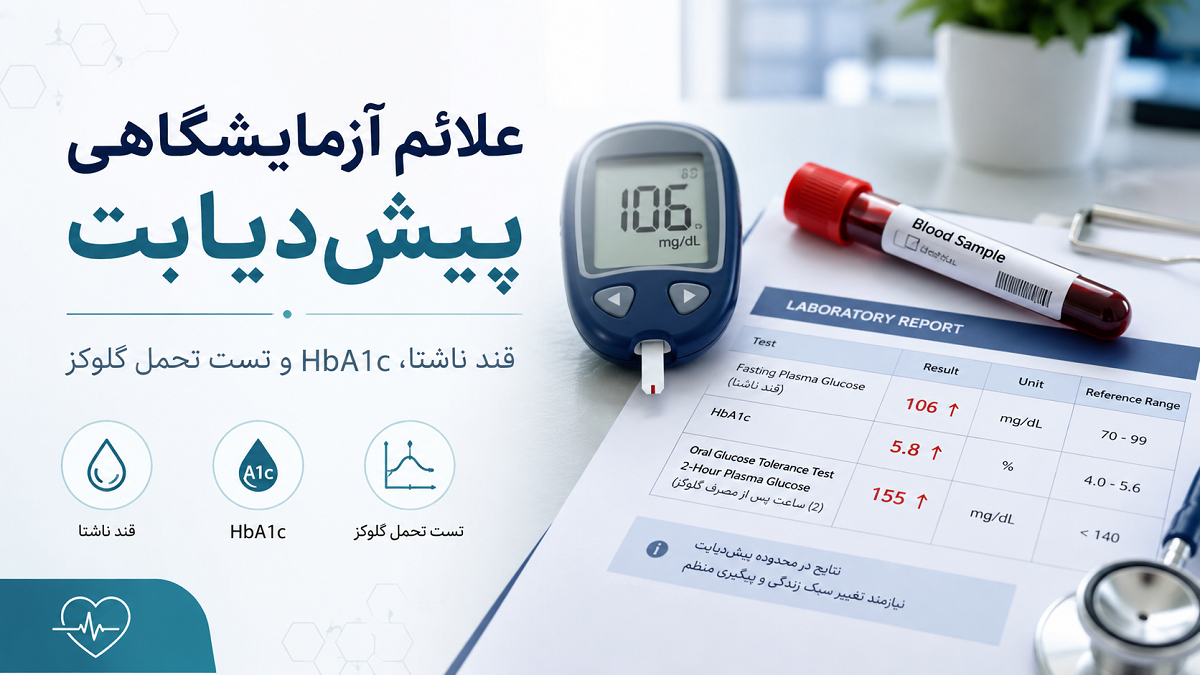 علائم آزمایشگاهی پیش دیابت؛ کدام عددها در آزمایش خون زنگ خطر هستند؟