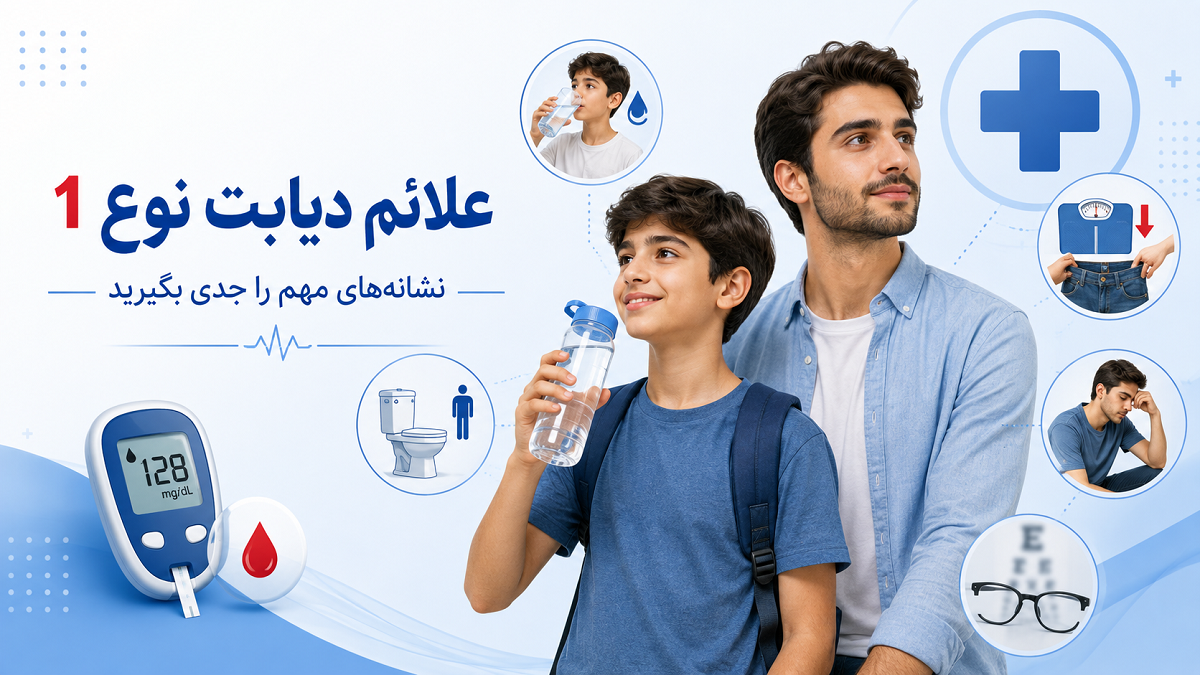 علائم دیابت نوع 1؛ نشانه‌هایی که می‌توانند ناگهانی و خطرناک ظاهر شوند