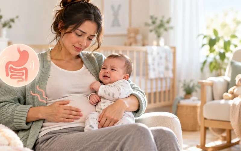 آیا نفخ مادر از طریق شیر به نوزاد منتقل می‌شود؟