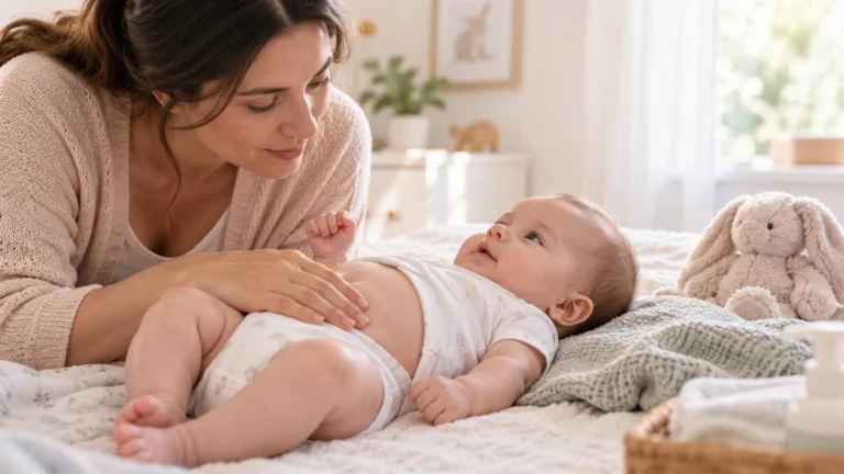 علت بزرگ بودن شکم نوزاد چیست؟ بررسی دلایل طبیعی و نشانه‌های نیازمند توجه