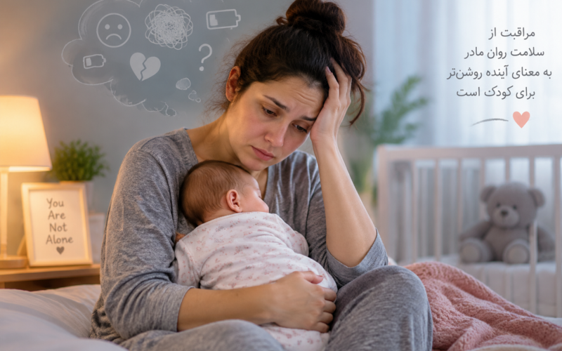 چه چیزی باعث افسردگی بعد زایمان می‌شود؟ بررسی علت‌ها، علائم و راه‌های کمک به مادران