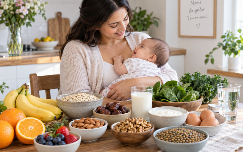 چه خوراکی‌هایی شیر مادر را زیاد می‌کند؟ معرفی بهترین غذاها برای مادران شیرده