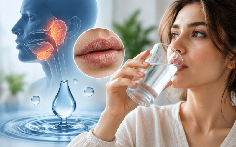 چرا همیشه تشنه‌ام؟ بررسی علت تشنگی زیاد، خشکی دهان و علائم همراه