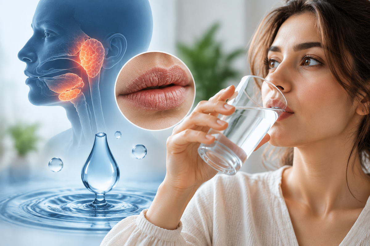 چرا همیشه تشنه‌ام؟ بررسی علت تشنگی زیاد، خشکی دهان و علائم همراه