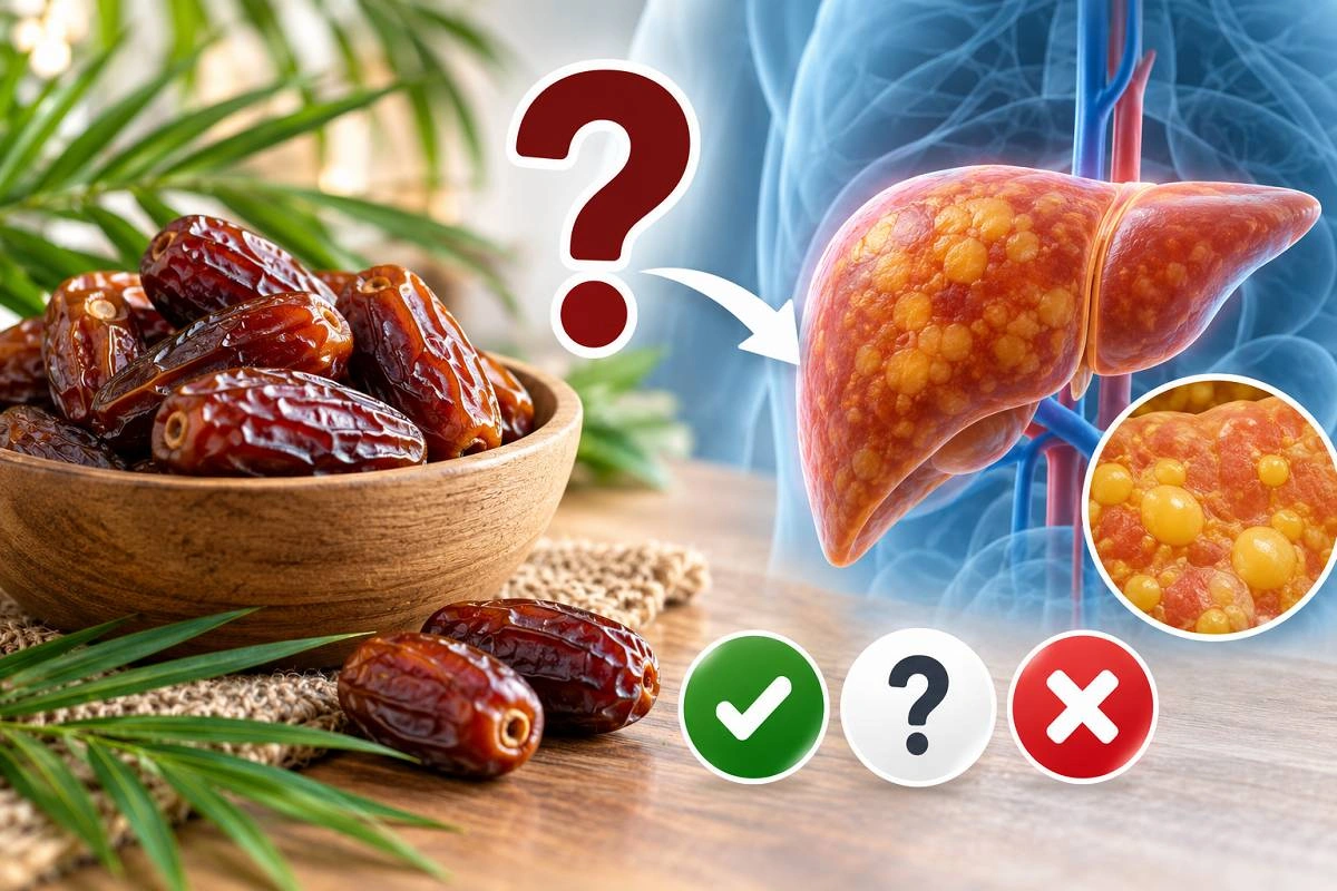 آیا خرما برای کبد چرب ضرر دارد؟ پاسخ علمی و مقدار مجاز مصرف