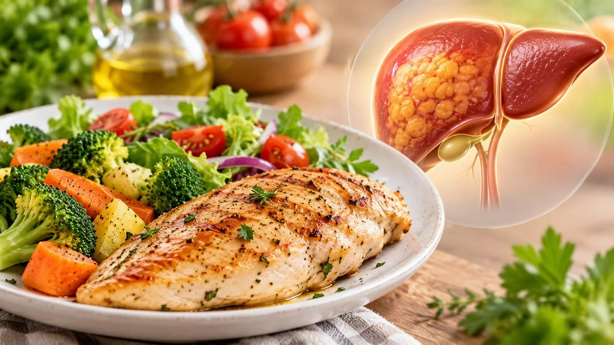 آیا مرغ برای کبد چرب مضر است؟ پاسخ علمی و بهترین روش مصرف