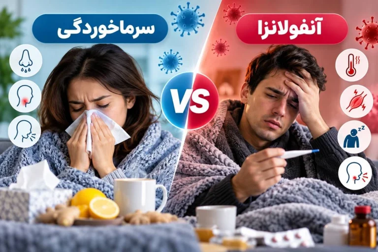 تفاوت سرماخوردگی و آنفولانزا چیست؟ 7 نشانه مهم برای تشخیص